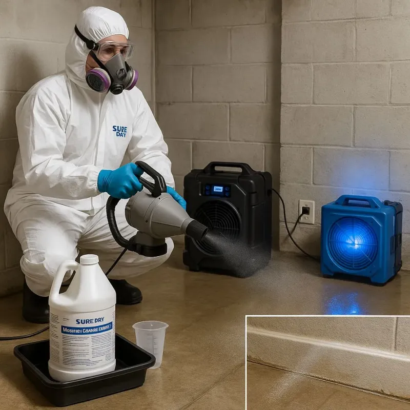 Sanitization and Odor Removal process in Pinecrest, FL