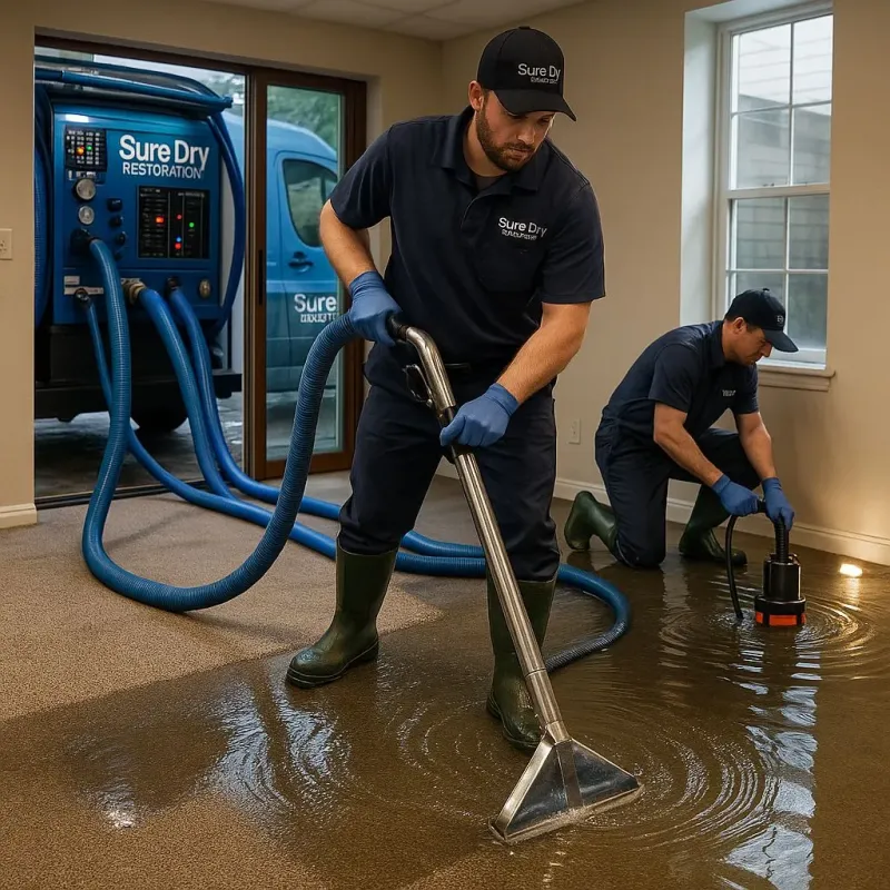Water Extraction and Removal process in Pinecrest, FL